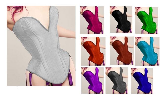 Over Bust Satin Corsets